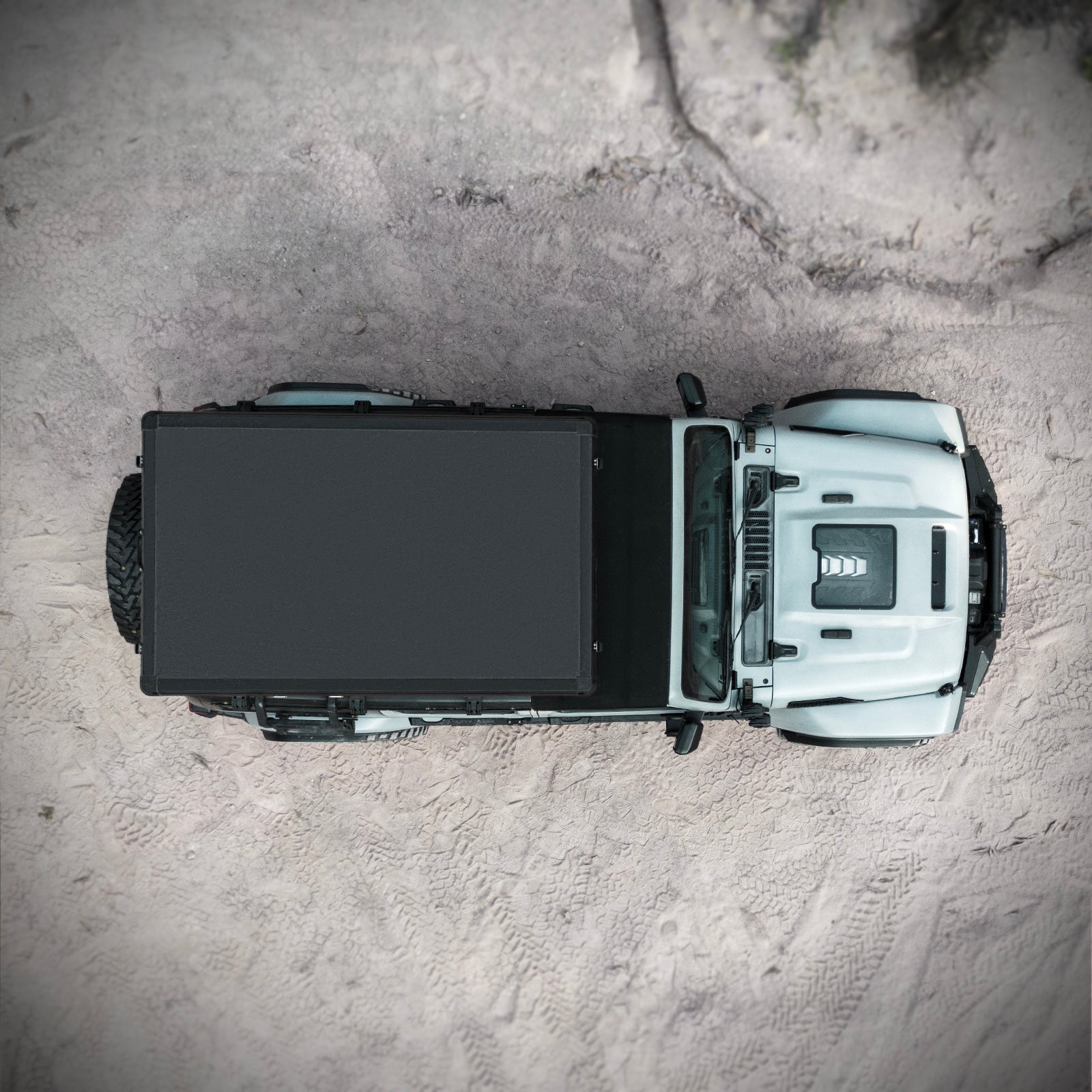 Roof Top Tent Hardshell Rooftop Tent For Van SUV Truck Car Overland Tent Camping For 2-3 Person With Ladder