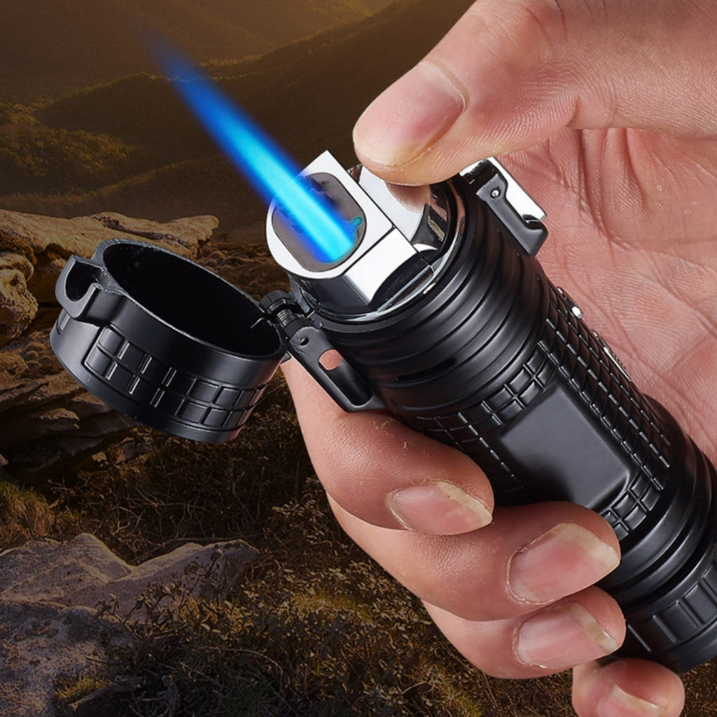 Multi Functional Creative Three Use Waterproof Flashlight Lighter