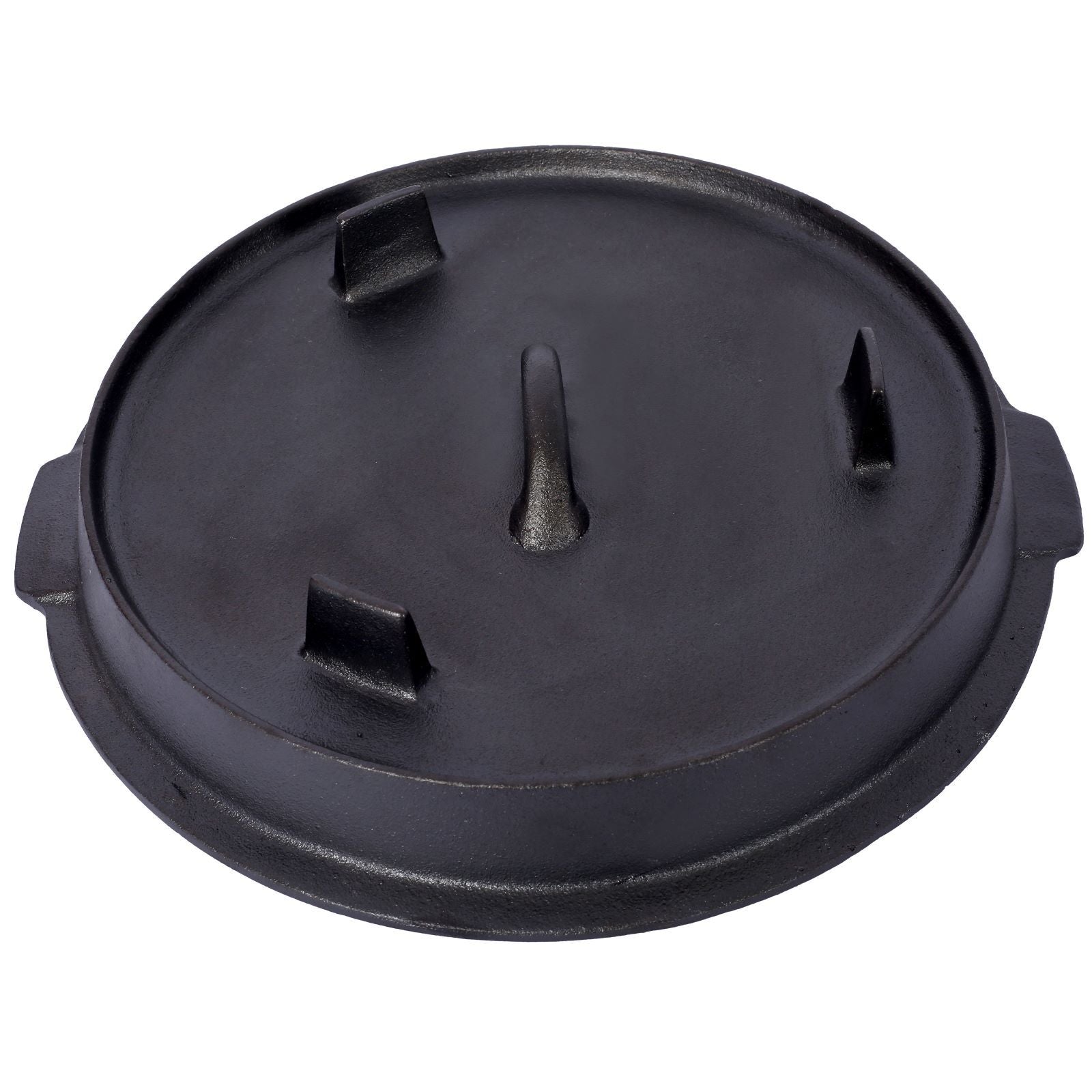Cast Iron Camping Dutch Oven - Outdoor Cooking Pot with Legs for Campfire