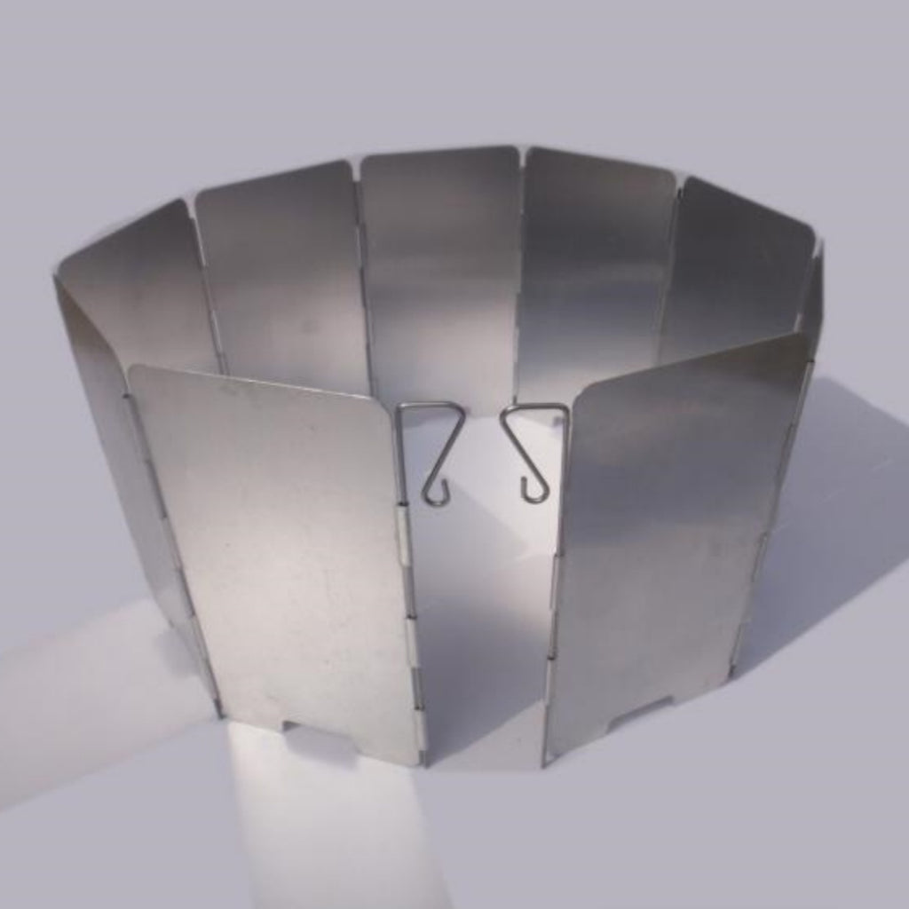 9-piece Mini Wind Deflector For Outdoor Camping