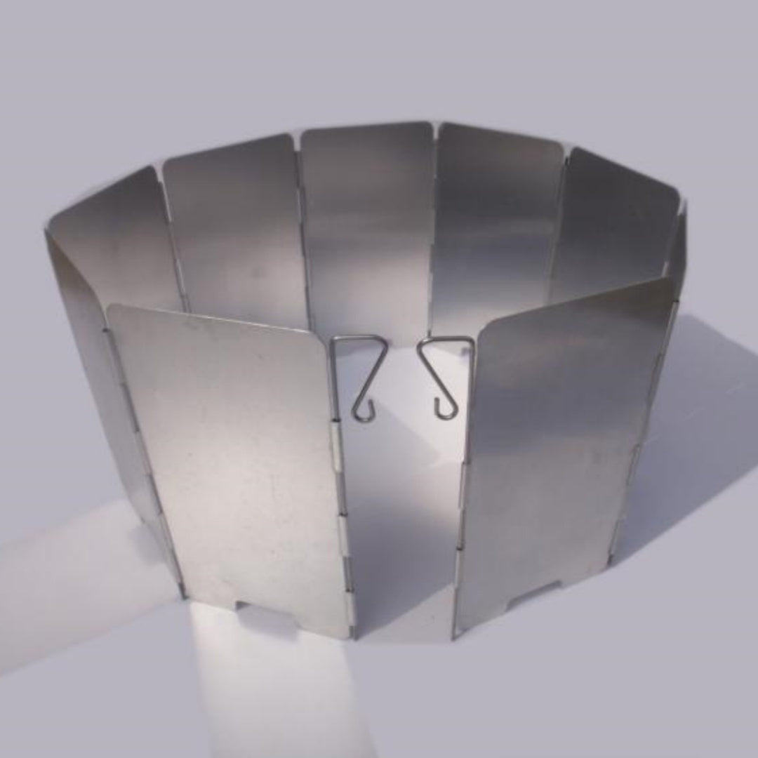 9-piece Mini Wind Deflector For Outdoor Camping