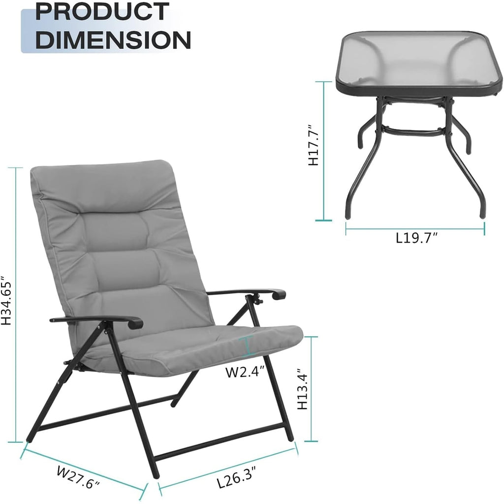 SUNCROWN-3-Piece-Outdoor-Patio-Folding-Chairs