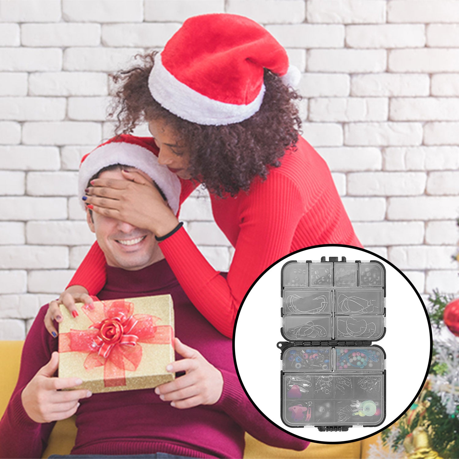 188Pcs Fishing Accessory Kit Portable Fishing Set Including Jig Hooks Sinker Weights Spoon Lure Removable Split Shot With Tackle Box