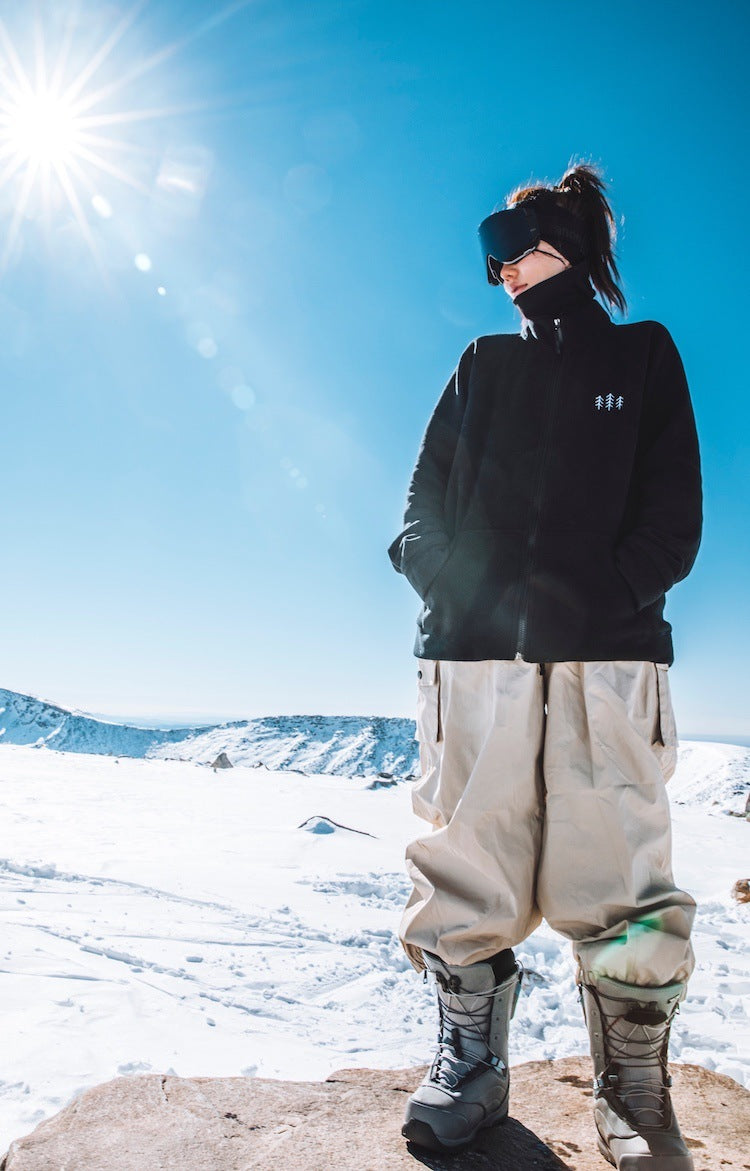 Spring And Autumn Super Loose Waterproof Windproof Snowboard Pants