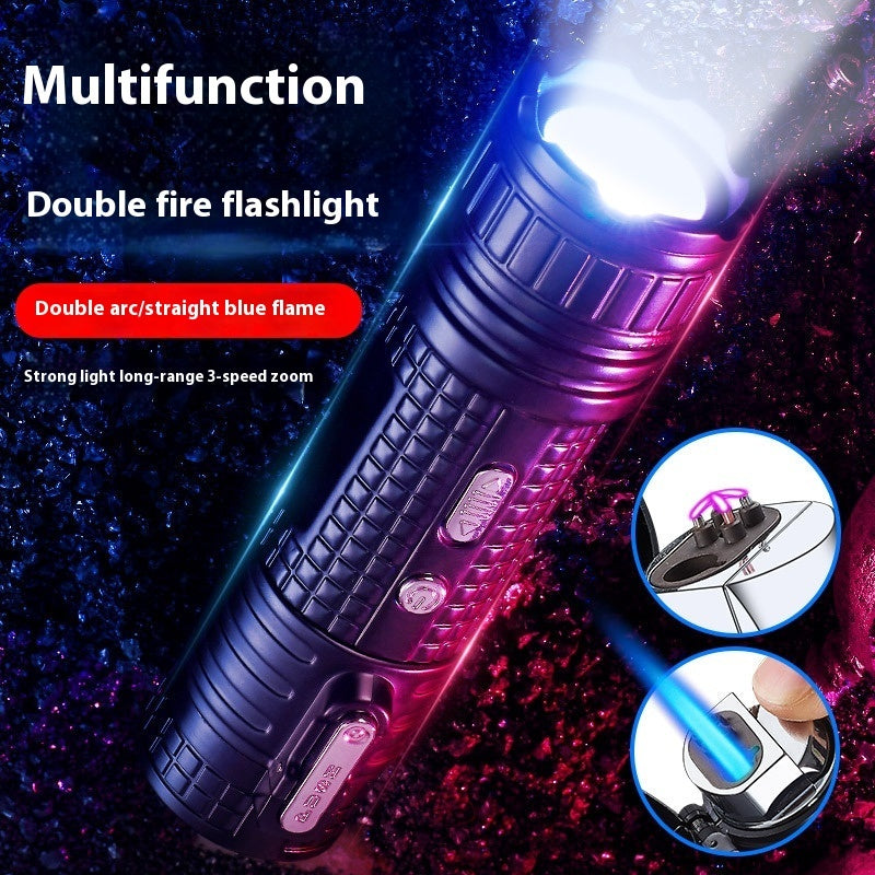 Multi Functional Creative Three Use Waterproof Flashlight Lighter