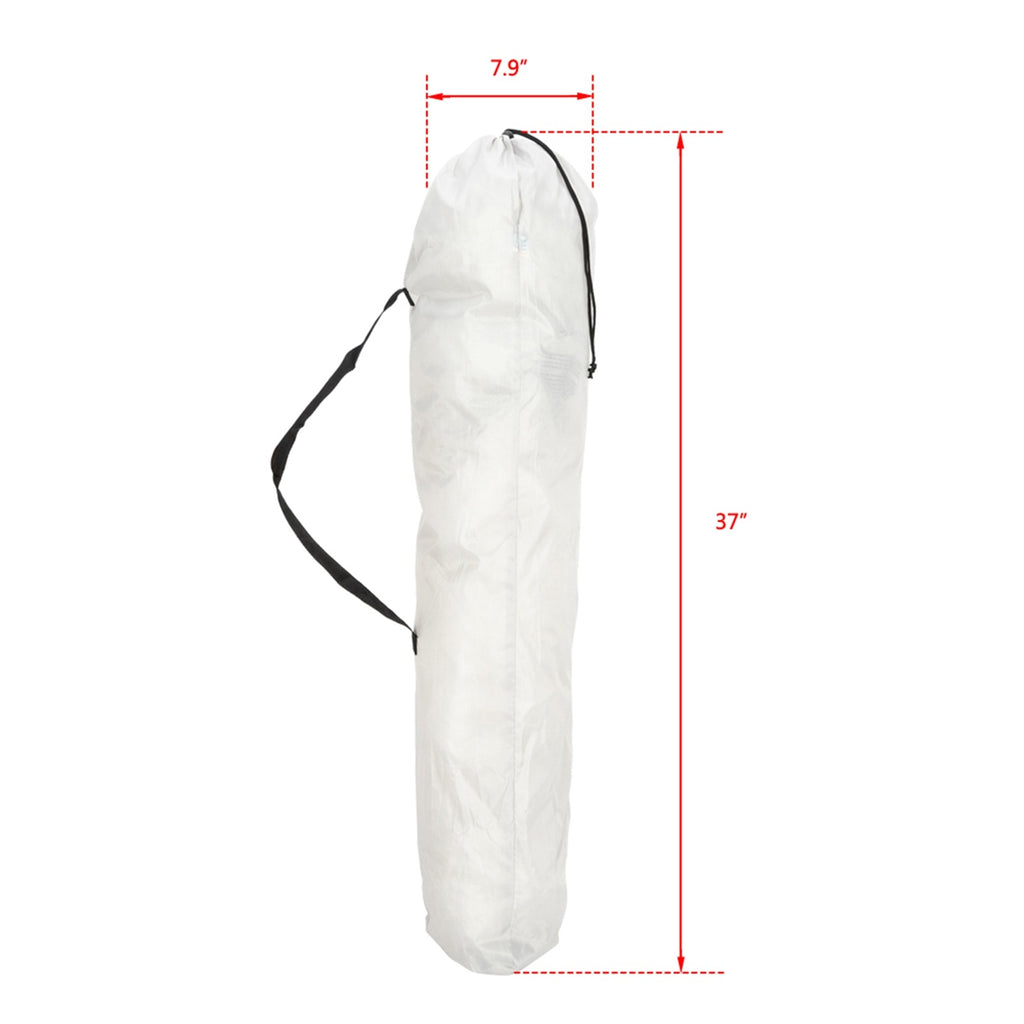 Camping Chair, Grey Iron Frame, Off-white