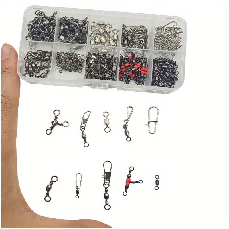 175 Pieces Fishing Connector Ball Bearing Boxed