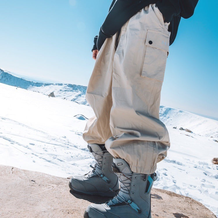 Spring And Autumn Super Loose Waterproof Windproof Snowboard Pants