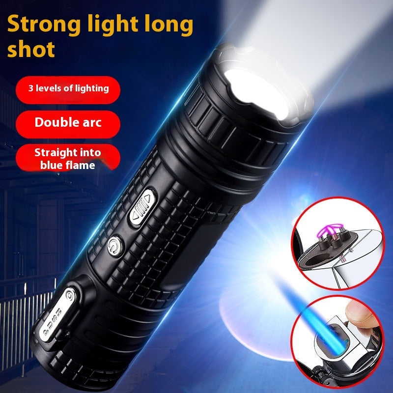 Multi Functional Creative Three Use Waterproof Flashlight Lighter